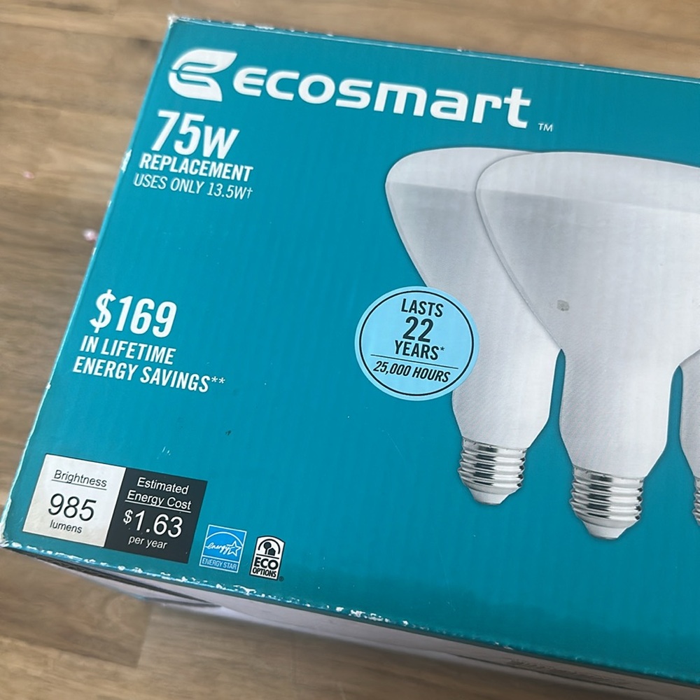 ECOSMART 75w LED DAYLIGHT DIMMABLE REPLACEMENT - Picture 4 of 9